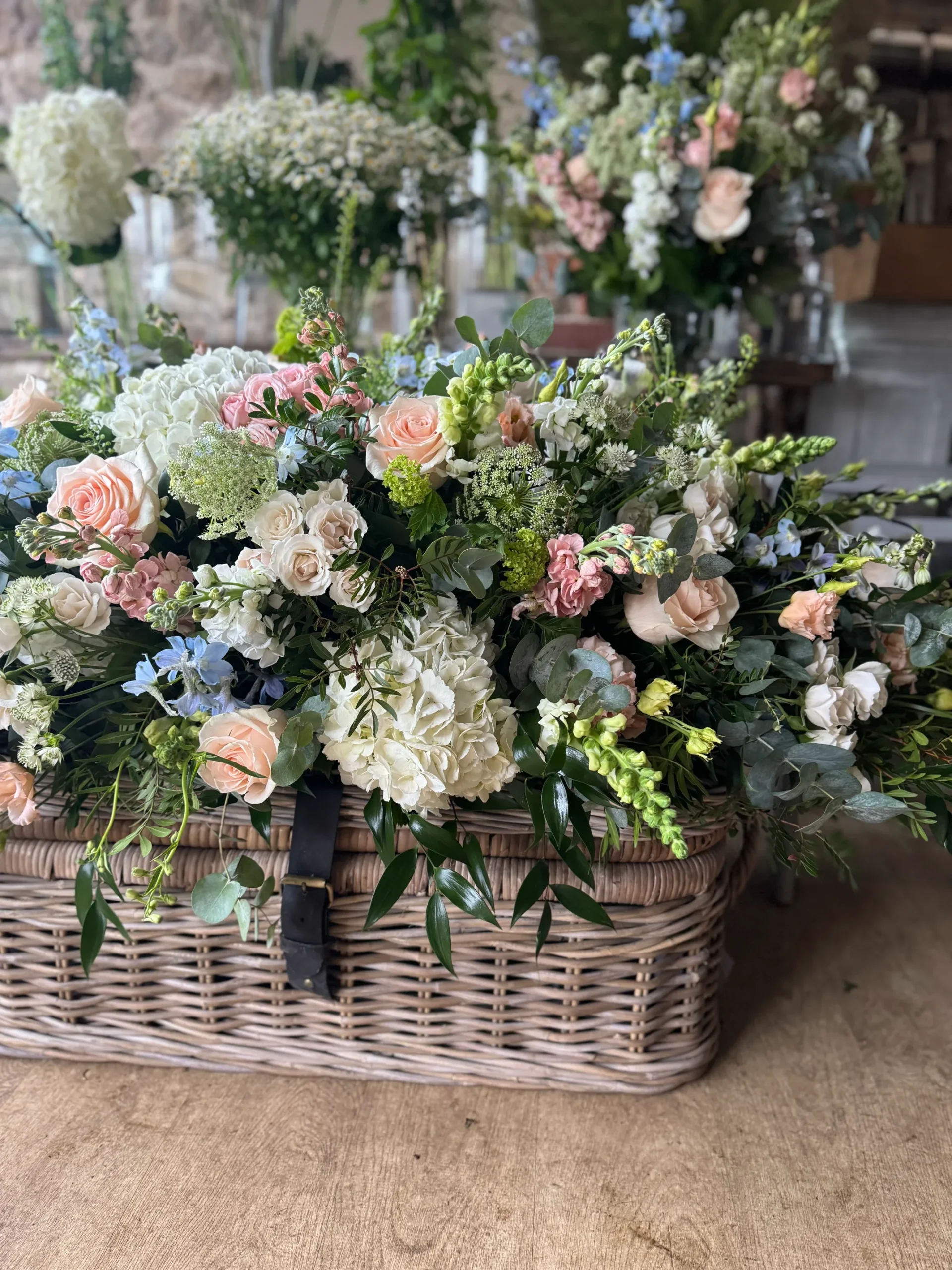 Bespoke funeral tribute arrangement