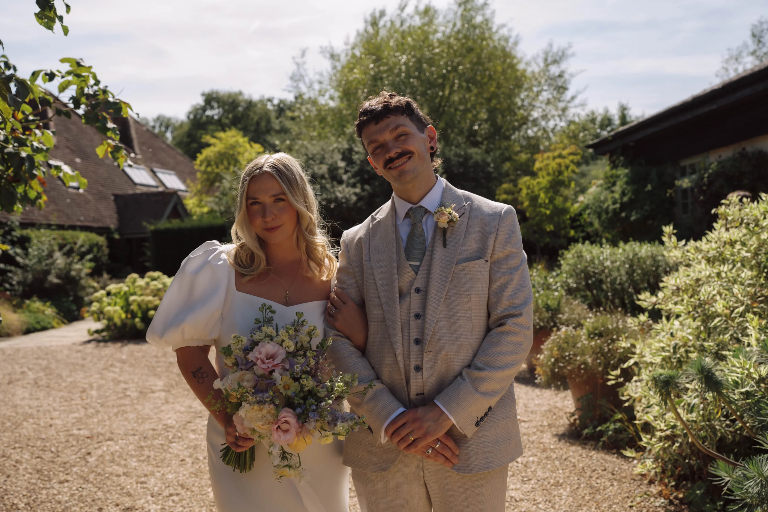 Beth and Charlie at Gate Street Barn