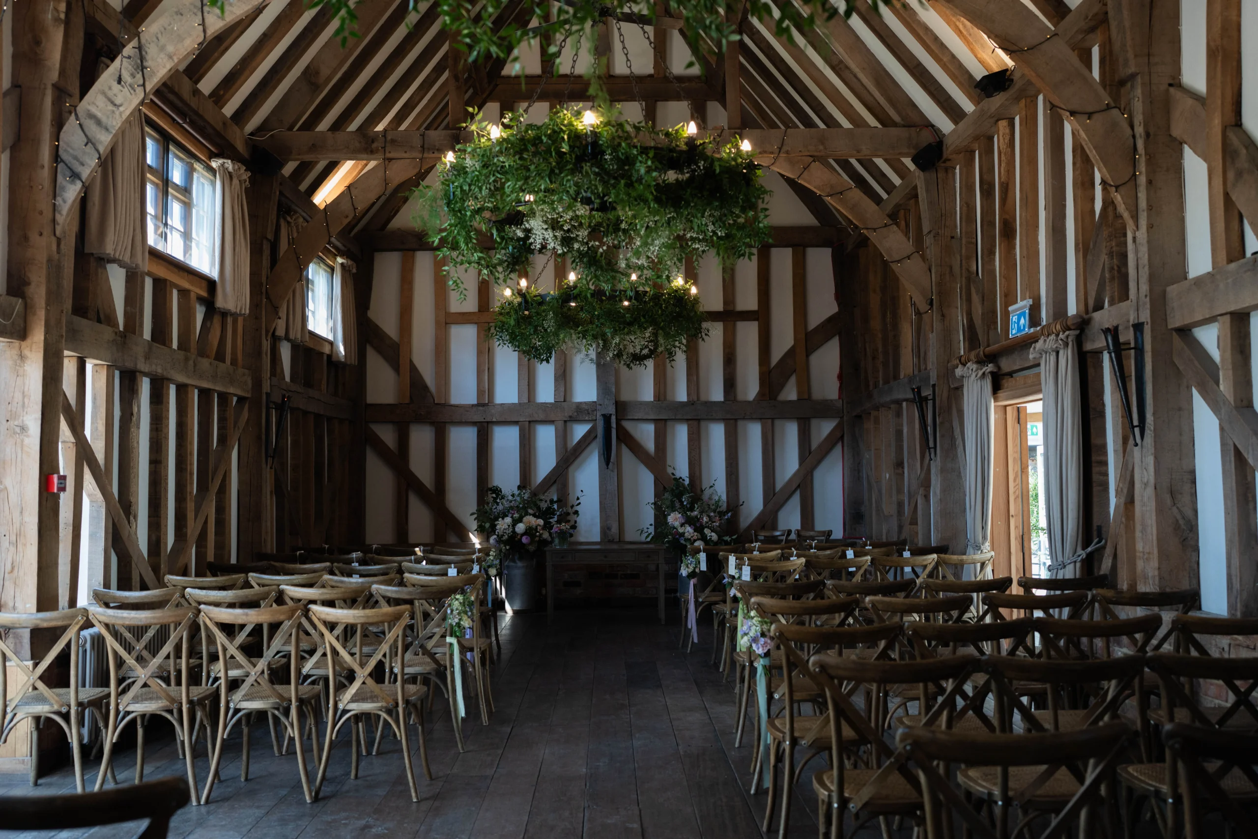 Beth and Charlie's Gate Street Barn wedding flowers by The Botanical Company