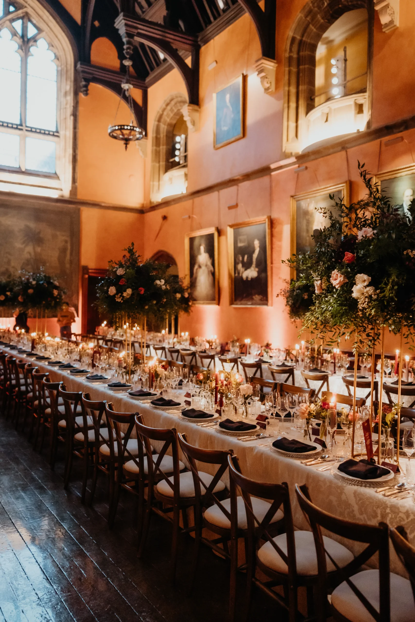 India and Will's Cowdray House wedding flowers by The Botanical Company