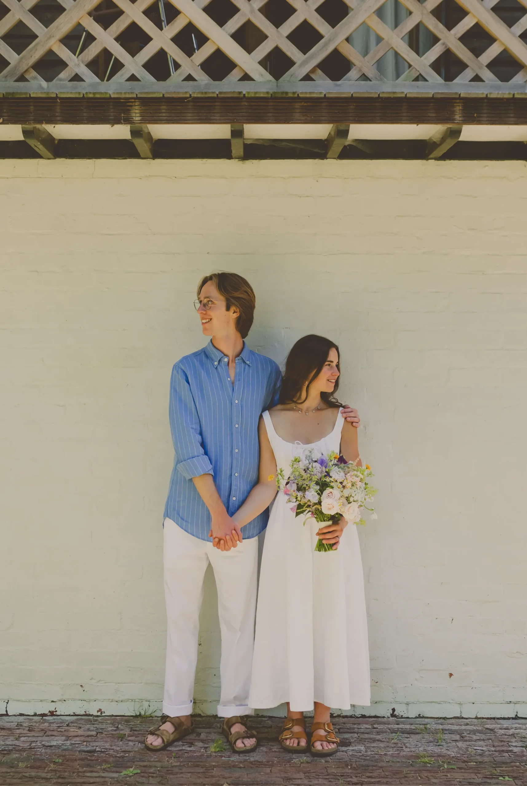 Lauren and Chris photographed at Ridge Farm