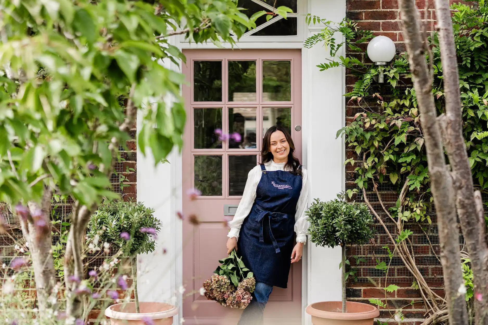 Elizabeth Newcombe at The Botanical Co. floral design studio